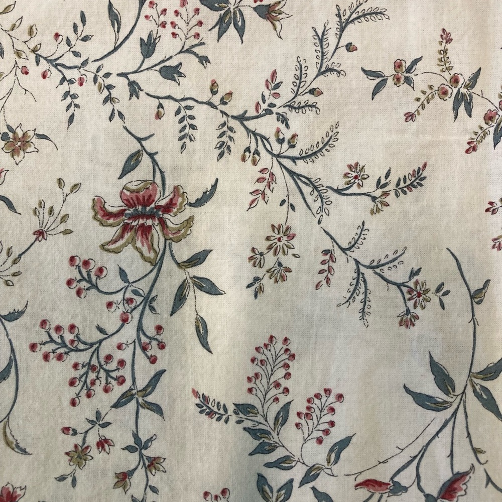 2 Pottery Barn Floral Cotton Euro Shams